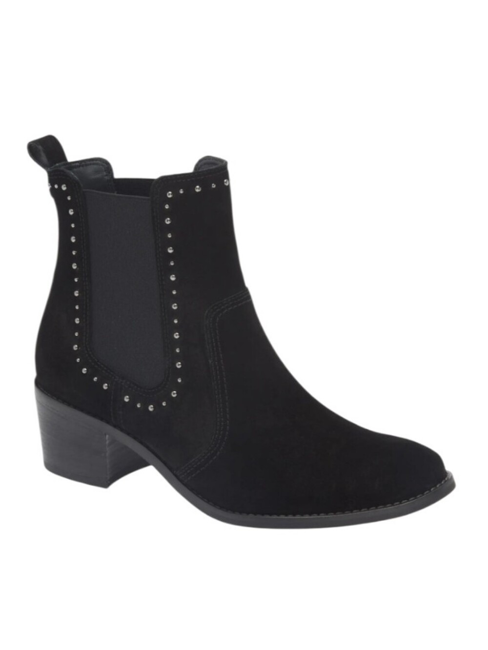 Paul Green Bailey Black Studded Chelsea Boot.... Size UK 5.5 /US Size 8